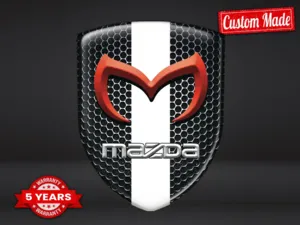 Mazda Emblemas Capó Pro Máximo Estilo Resistente Rendimiento